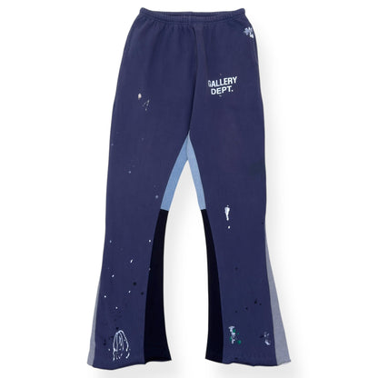 GALLERY DEPT. PAINTED FLARE SWEATPANTS NAVY L | Large, Navy