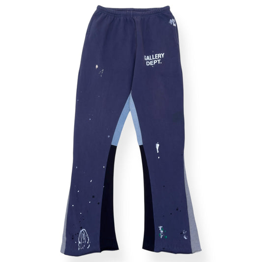 GALLERY DEPT. PAINTED FLARE SWEATPANTS NAVY L | Large, Navy