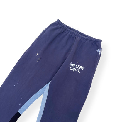 GALLERY DEPT. PAINTED FLARE SWEATPANTS NAVY L | Large, Navy