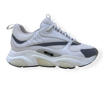 DIOR B22 SNEAKER WHITE / SILVER 45 / UK11 | UK 11, Silver