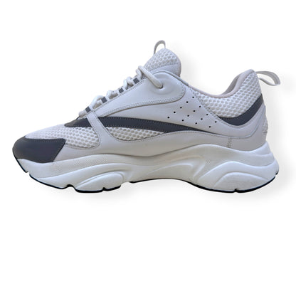DIOR B22 SNEAKER WHITE / SILVER 45 / UK11 | UK 11, Silver