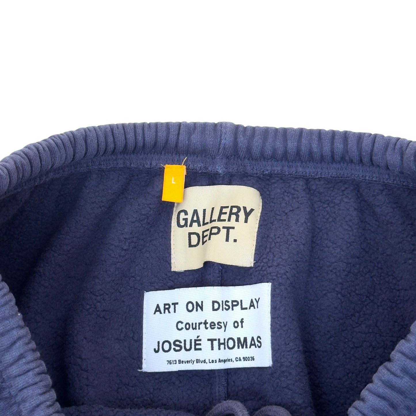GALLERY DEPT. PAINTED FLARE SWEATPANTS NAVY L | Large, Navy