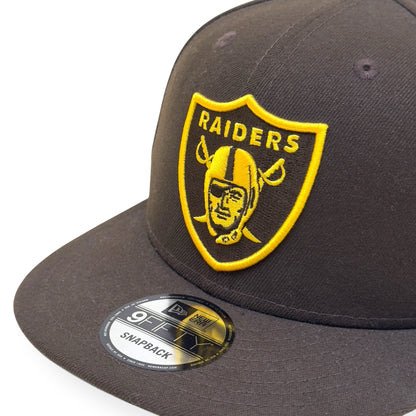 NEW ERA LAS VEGAS RAIDERS 9FIFTY CAP BROWN / GOLD | O/S, Brown
