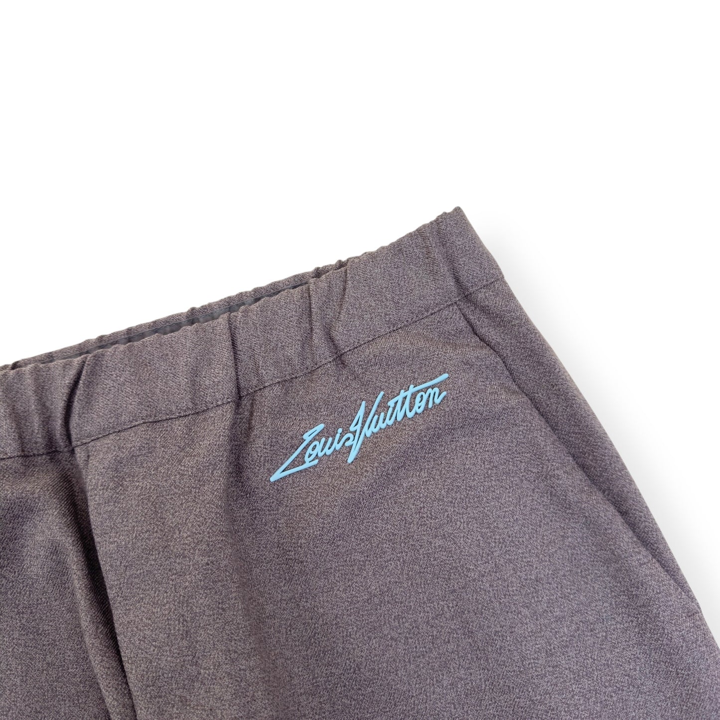 LOUIS VUITTON WOOL STRAIGHT LEG TROUSERS BEIGE 42 / M | Medium, Beige