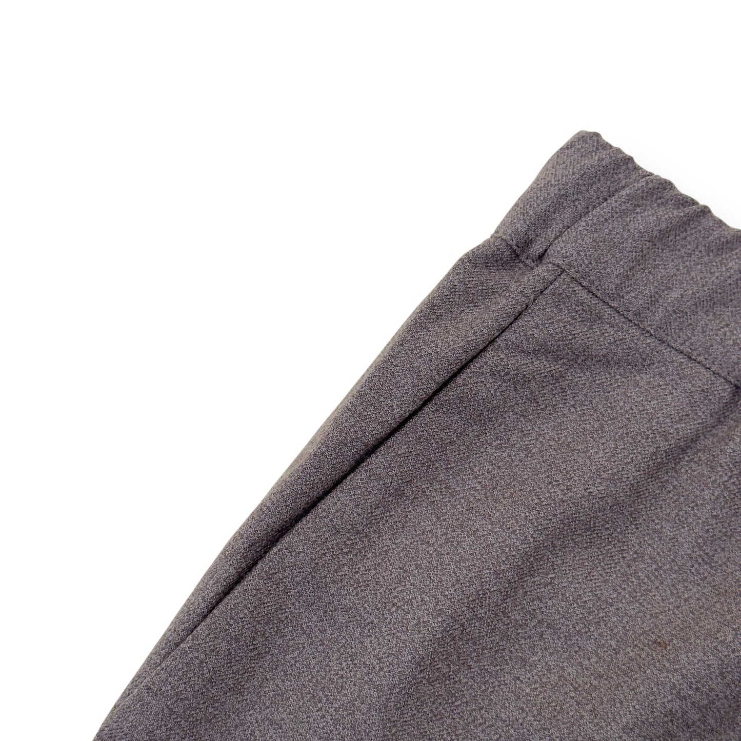 LOUIS VUITTON WOOL STRAIGHT LEG TROUSERS BEIGE 42 / M | Medium, Beige