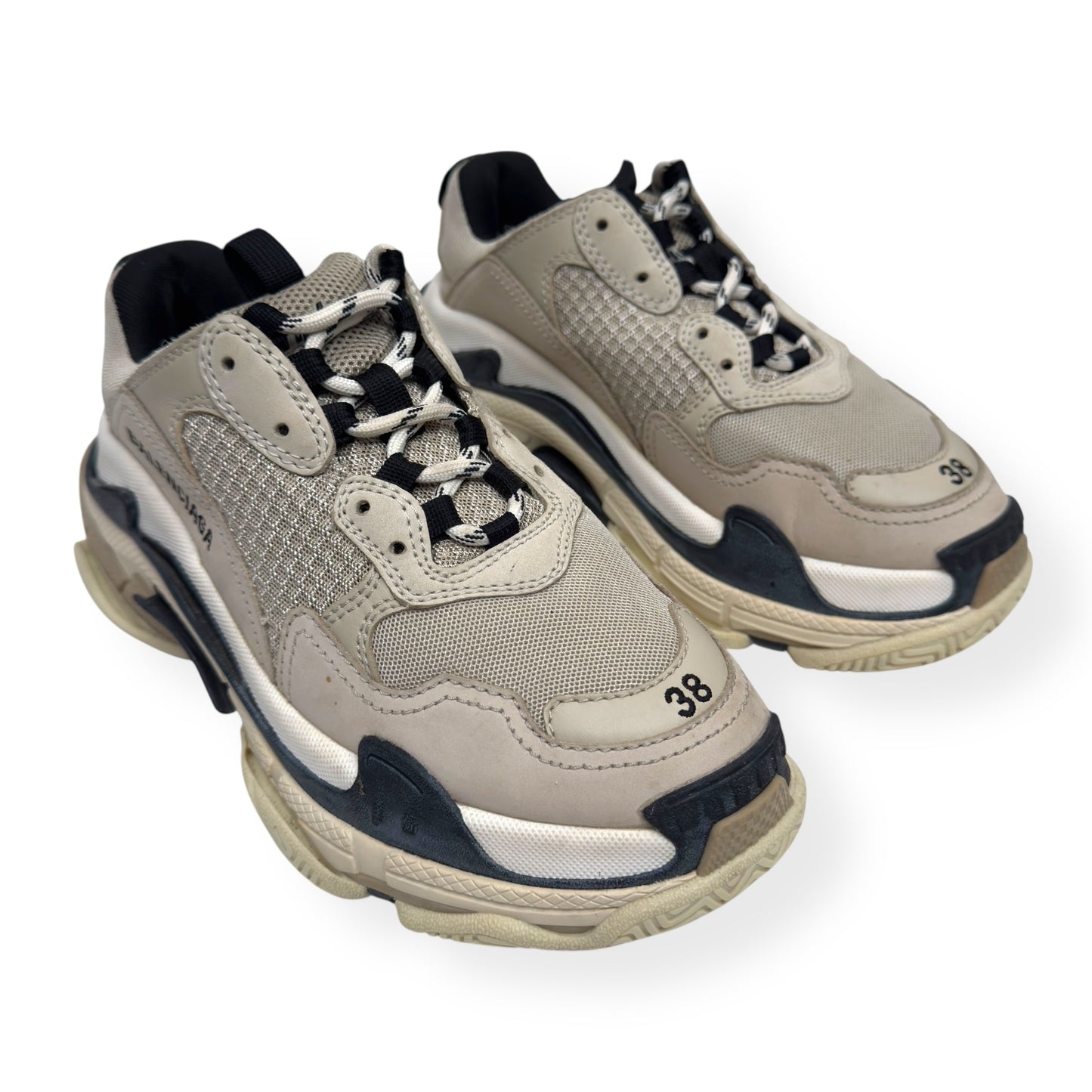 BALENCIAGA TRIPLE S SNEAKER BEIGE UK5 | UK 5, Beige