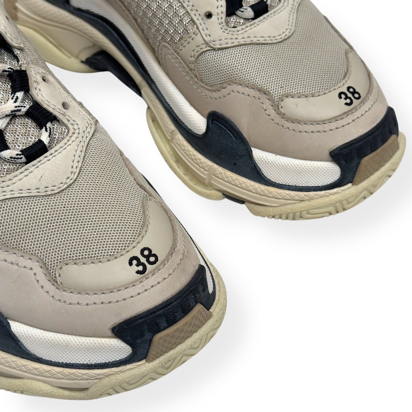 BALENCIAGA TRIPLE S SNEAKER BEIGE UK5 | UK 5, Beige
