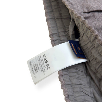 LOUIS VUITTON WOOL STRAIGHT LEG TROUSERS BEIGE 42 / M | Medium, Beige
