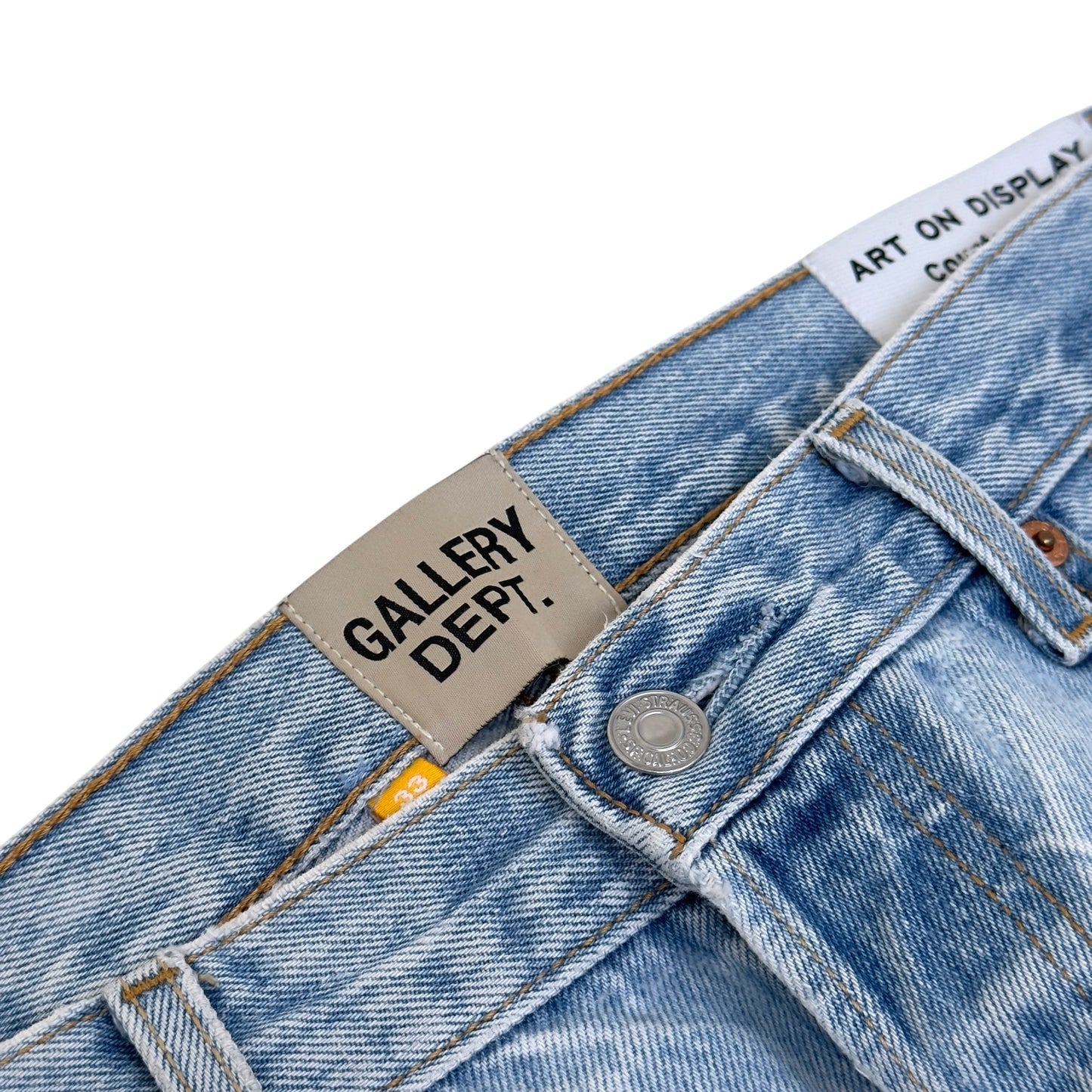 GALLERY DEPT. LA FLARE FADED-WASH FLARED DENIM JEANS BLUE W33” | Large, Blue