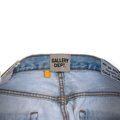 GALLERY DEPT. LA FLARE FADED-WASH FLARED DENIM JEANS BLUE W33” | Large, Blue
