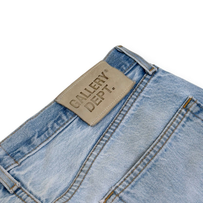 GALLERY DEPT. LA FLARE FADED-WASH FLARED DENIM JEANS BLUE W33” | Large, Blue