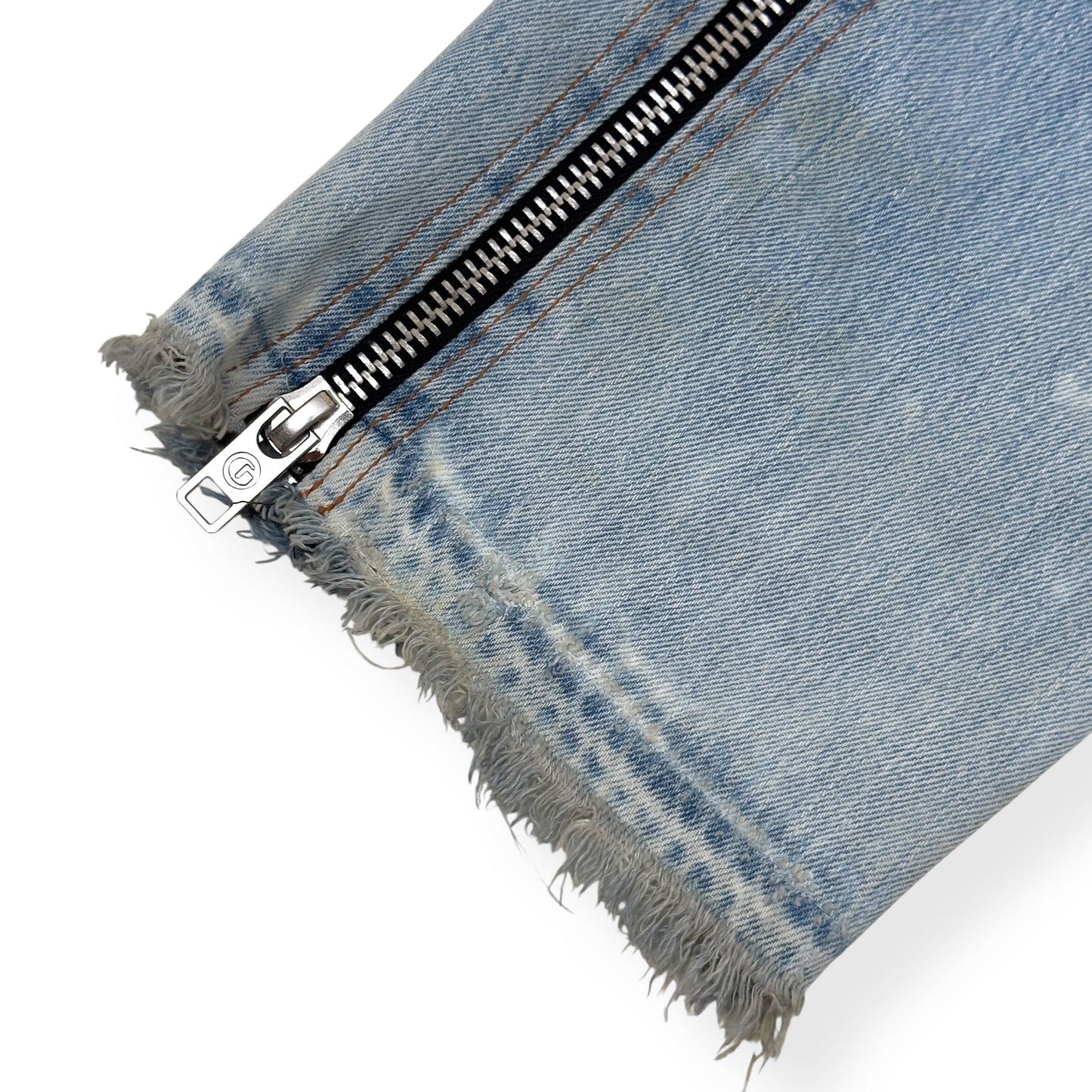 GALLERY DEPT. WEAPON WORLD 5001 DENIM JEANS INDIGO / SILVER W34” | Large, Silver