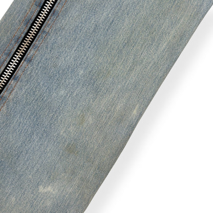 GALLERY DEPT. WEAPON WORLD 5001 DENIM JEANS INDIGO / SILVER W34” | Large, Silver