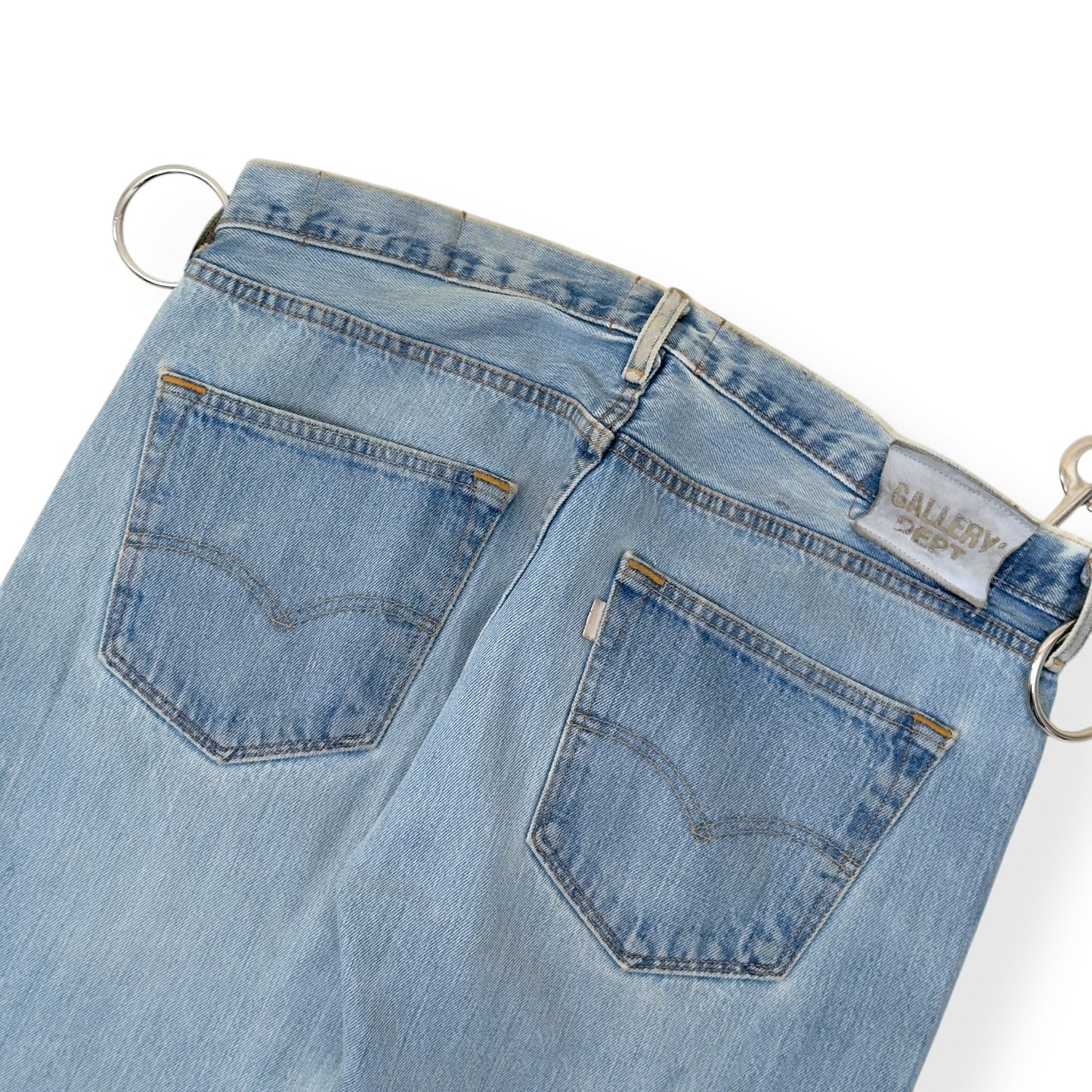 GALLERY DEPT. WEAPON WORLD 5001 DENIM JEANS INDIGO / SILVER W34” | Large, Silver
