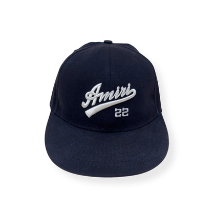 AMIRI LOGO 22 BASEBALL CAP BLACK / WHITE S | O/S, Black