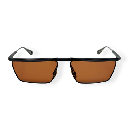 JACQUES MARIE MAGE BOGART LIMITED EDITION SUNGLASSES BLACK / ORANGE 143/200 | O/S, Black