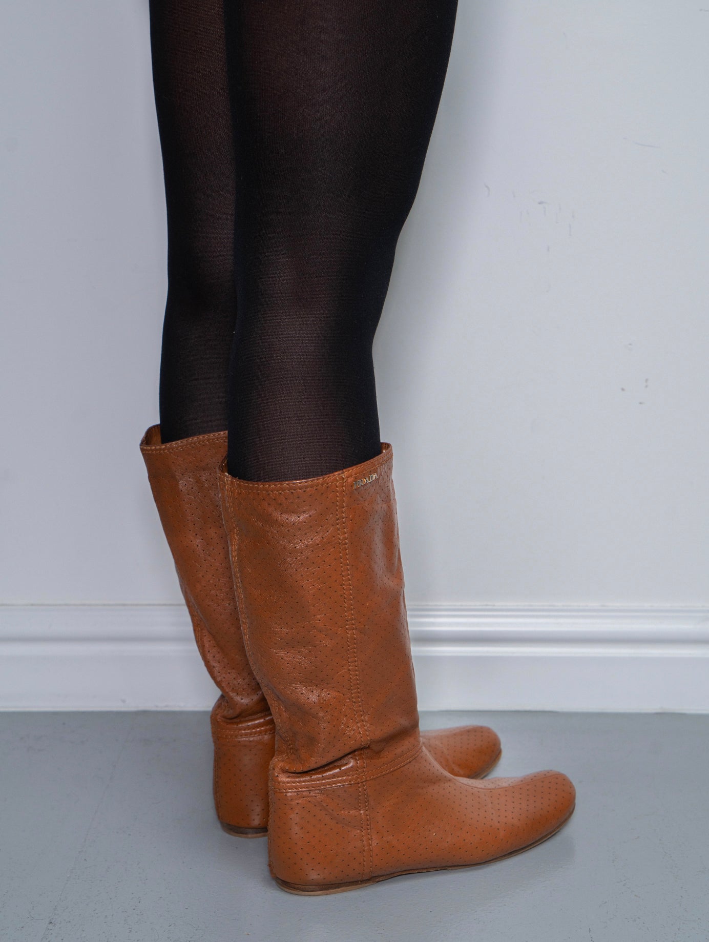 PRADA GLOVE BOOTS (EU 38) | DEFAULT TITLE, Brown
