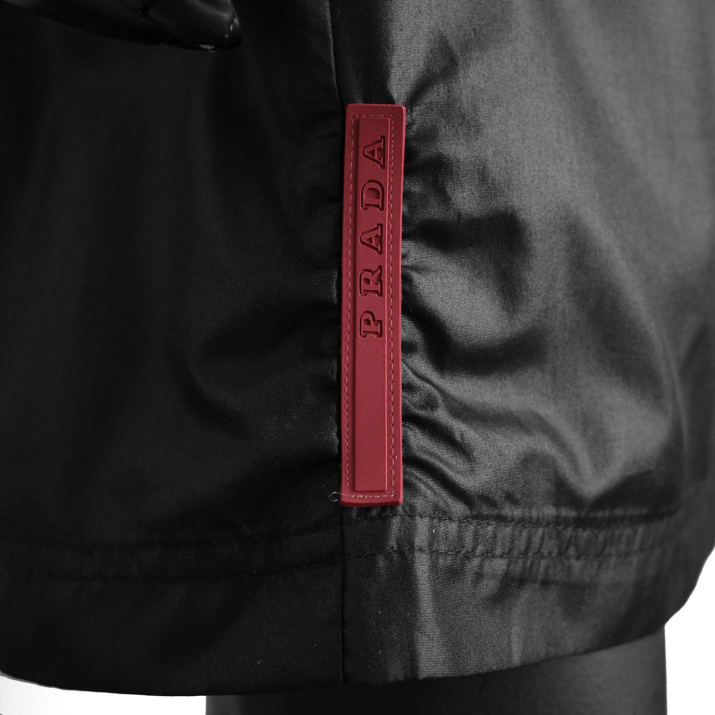 Prada Sport SS 1999 sleeveless nylon dress with zipper details. Size M / UK 10. Available at Artefact Archive.
