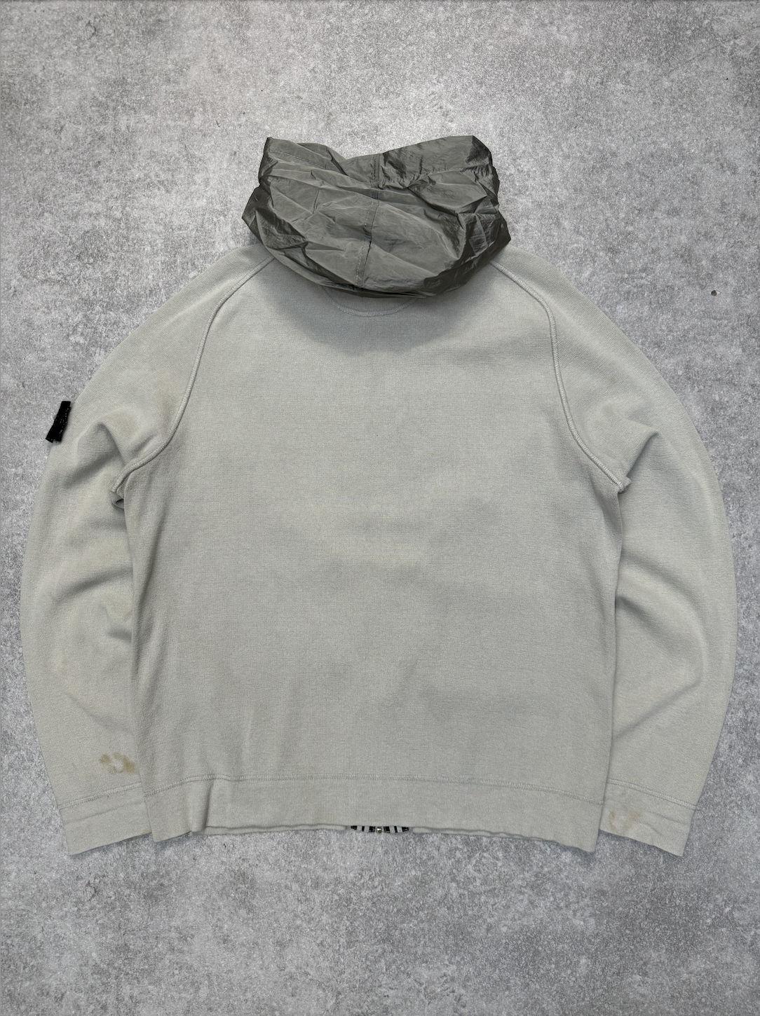 Stone Island S/S 2009 Nylon Hooded Zip Up Sweater