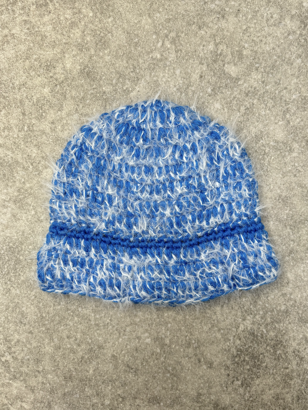 Mohair Aqua Bucket Hat