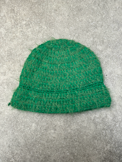 Mohair Green Bucket Hat