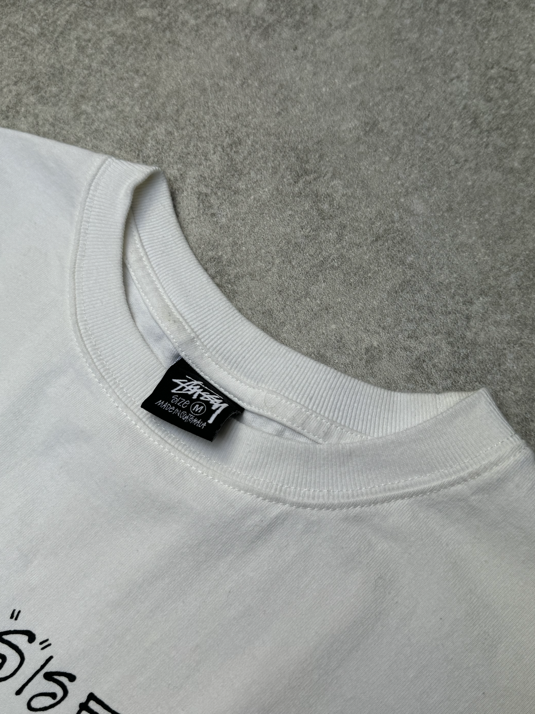 Stussy Spellout Poem Tee