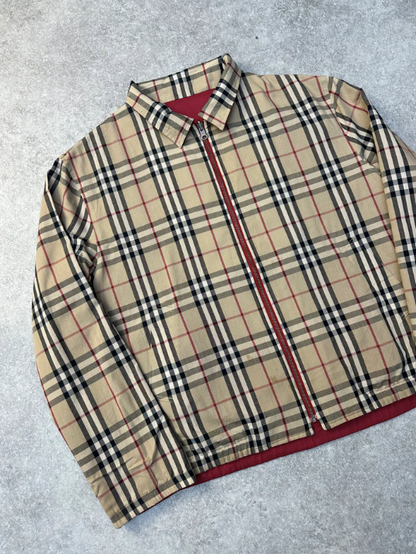 Burberry Reversible Red Novacheck Jacket