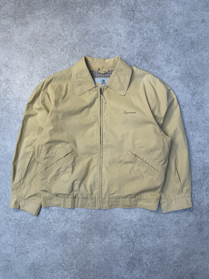 Aquascutum Logo Embroidered Harrington Jacket