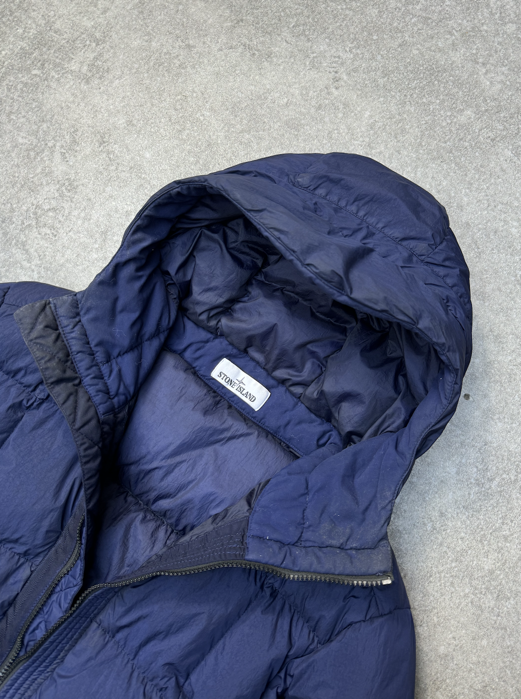 A/W2018 Stone Island Garment Dyed Crinkle Reps Quilted Puffer Jacket