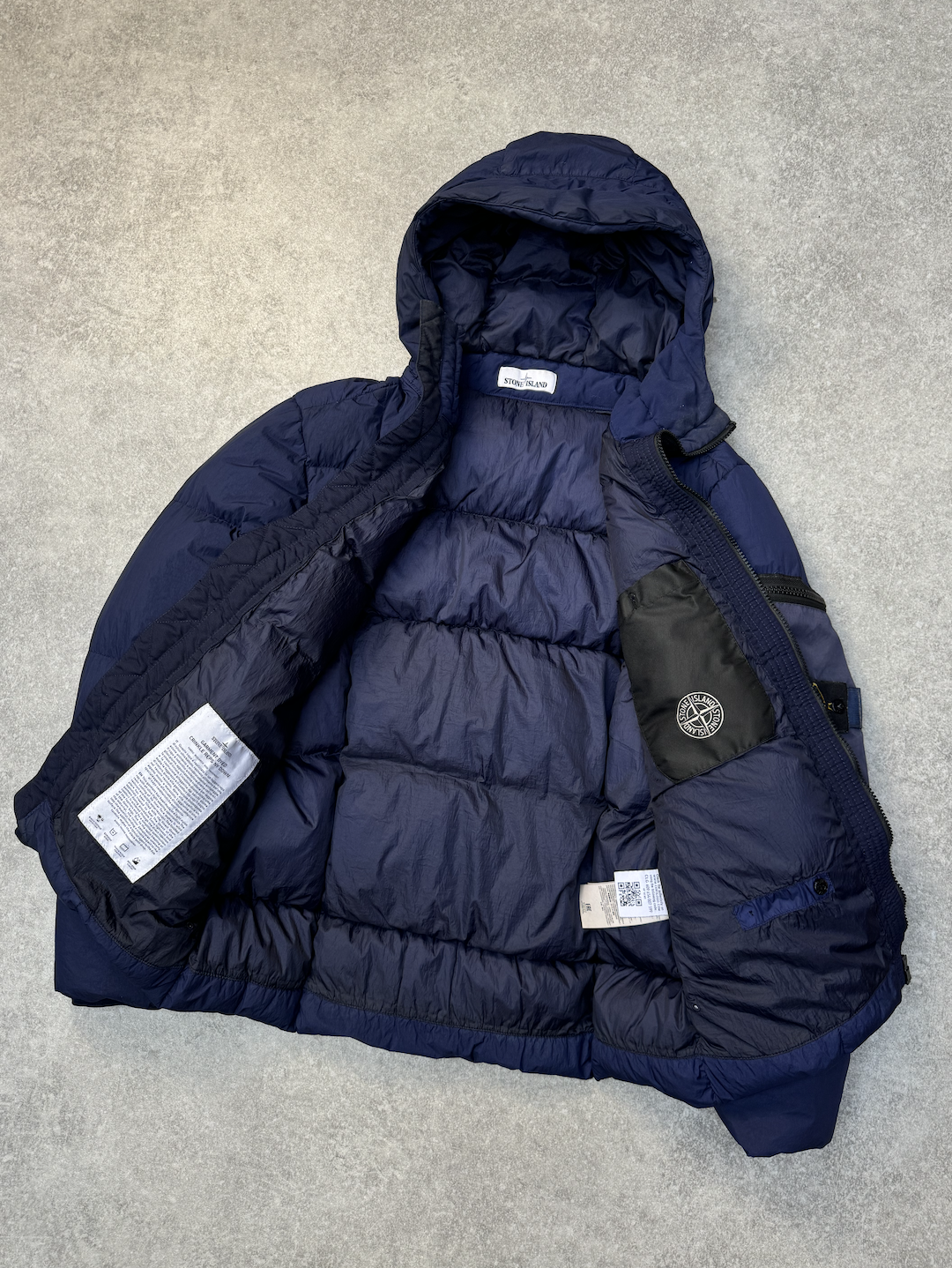 A/W2018 Stone Island Garment Dyed Crinkle Reps Quilted Puffer Jacket