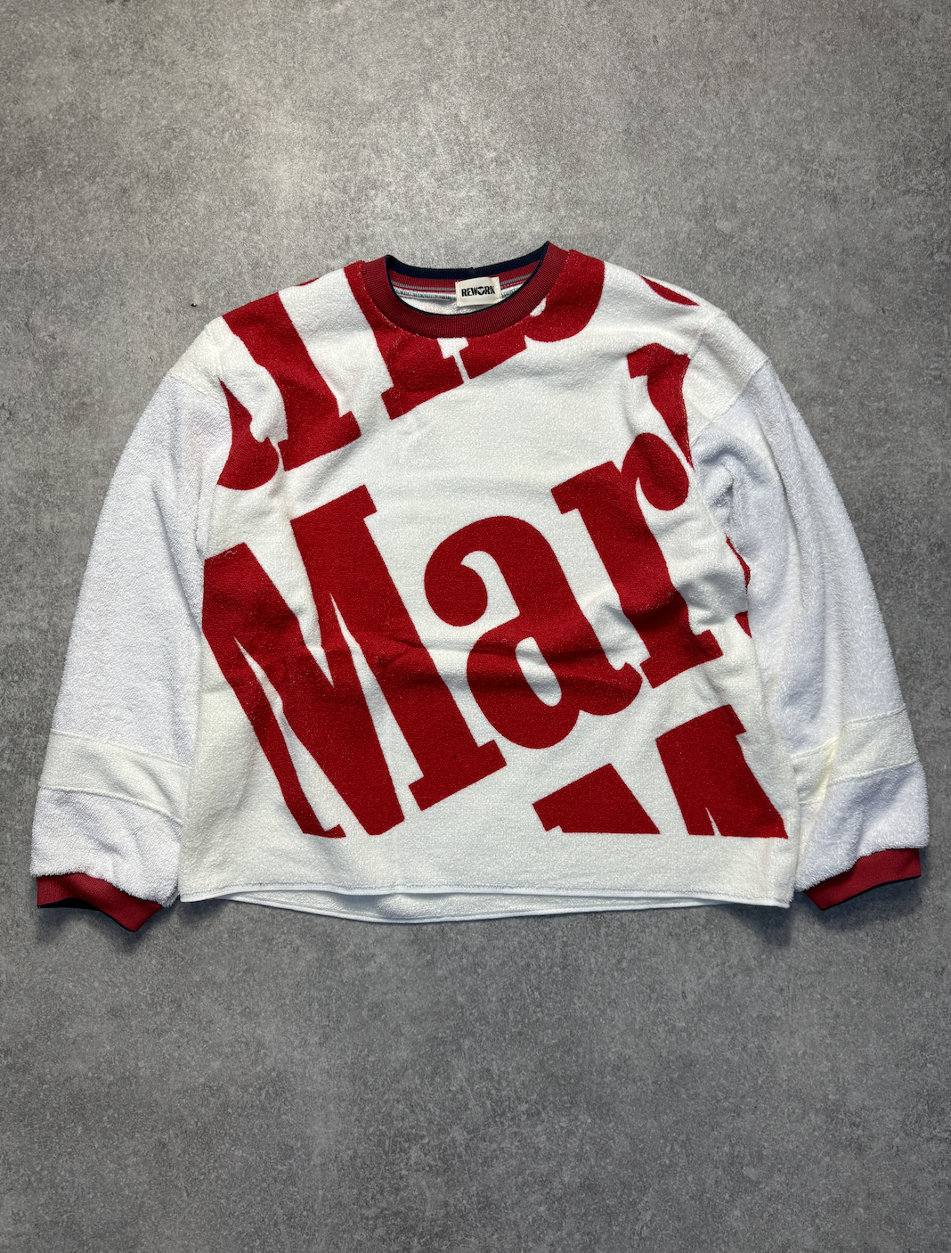 VT Rework: Marboro Logo Spellout Crewneck Sweater