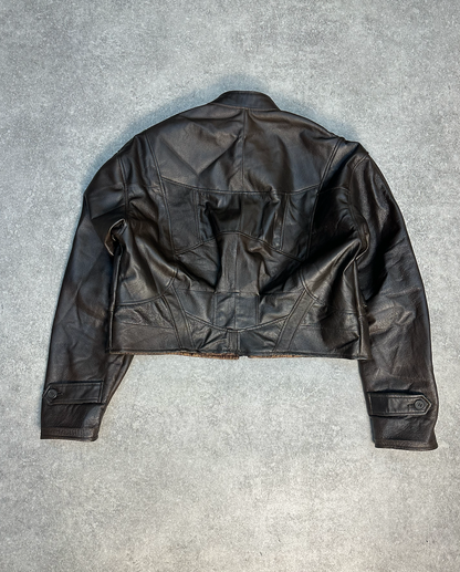 VT Rework: Gucci Supreme GG Monogram Panel Racing Leather Jacket