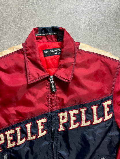 Pelle Pelle Logo Embroidered Full Zip Nylon Jacket