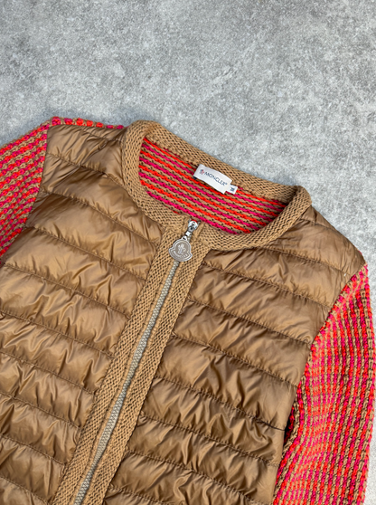 Moncler Knit Sleeve Puffer Jacket