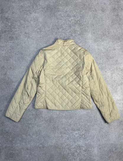 Burberry Cream Quilted Jacket