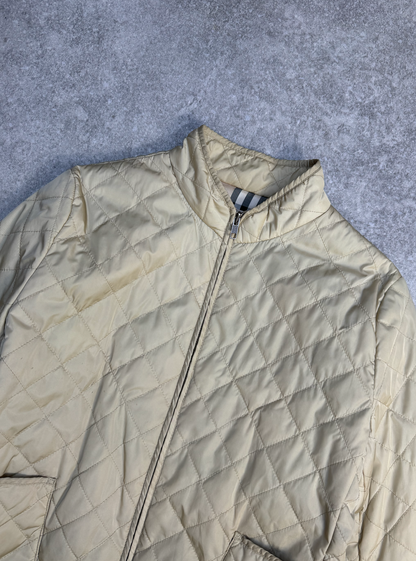 Burberry Cream Quilted Jacket