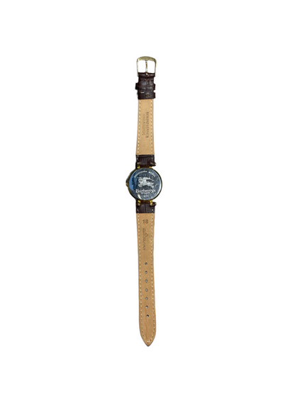 Burberry Model 3210 Brown Strap Gold Watch