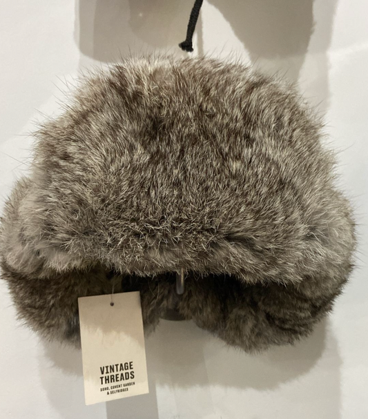 Rabbit Fur Trapper Hat