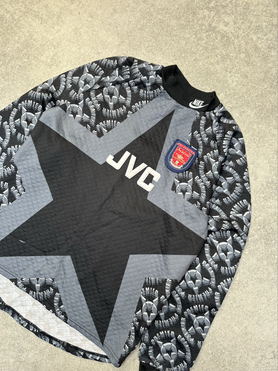 1994/95 Arsenal JVC x Nike Goalkeeper Football Shirt