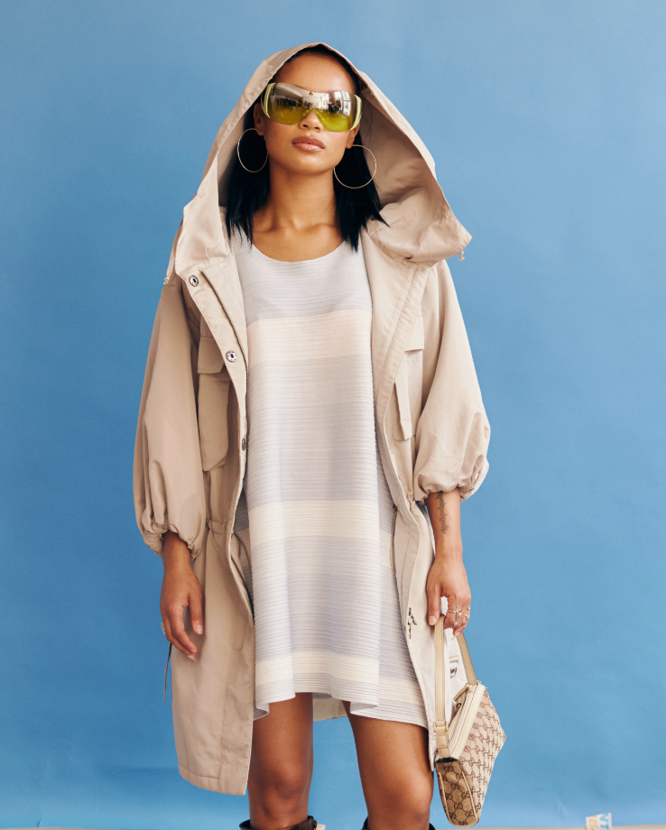 Prada Hooded Lightweight Parka