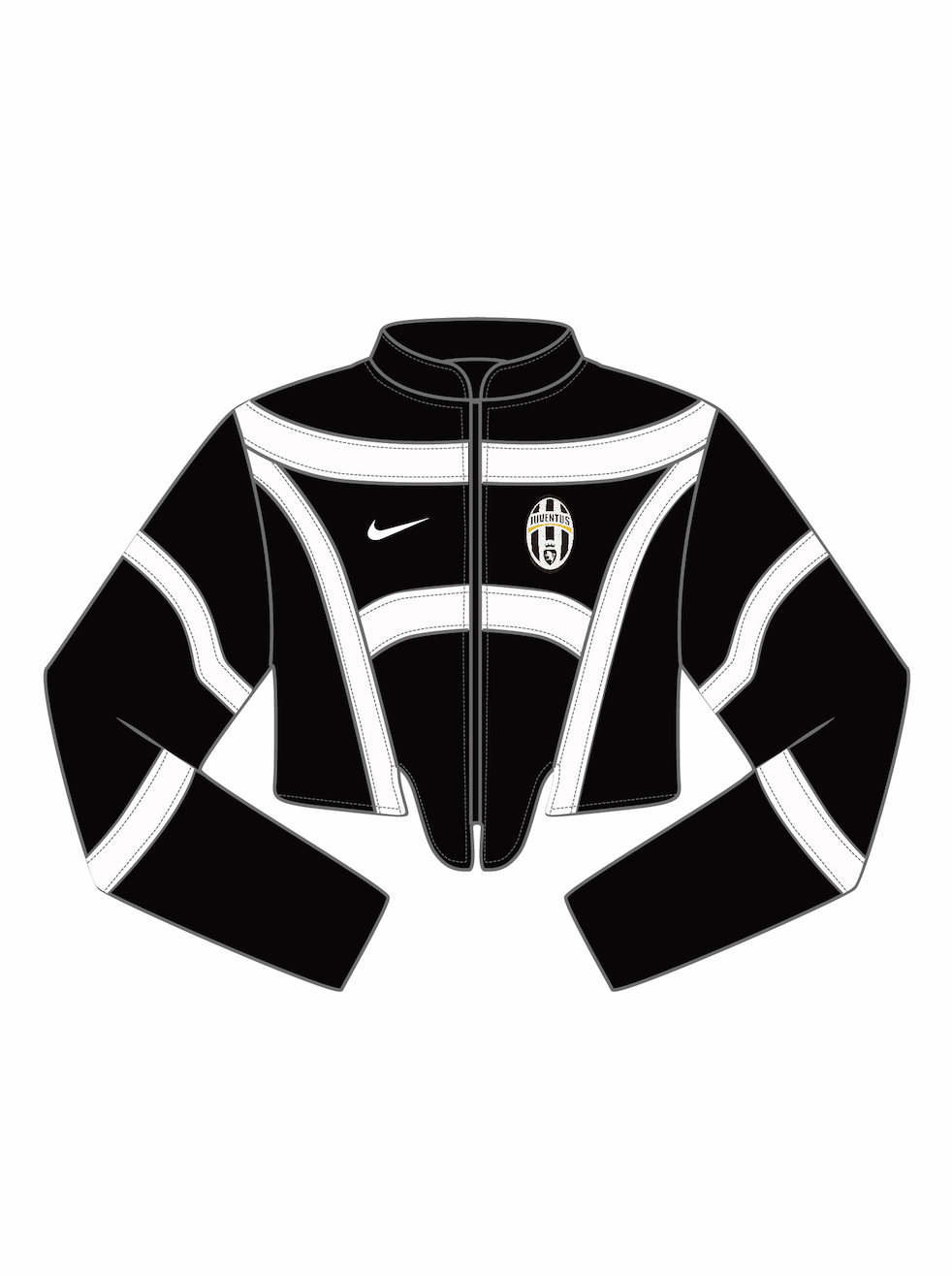 VT Rework : Custom Order - Football Rework Jacket | Extra Small, Multicoloured