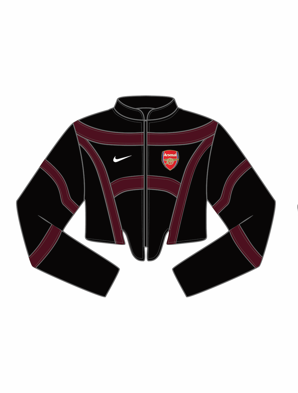 VT Rework : Custom Order - Football Rework Jacket | Extra Small, Multicoloured