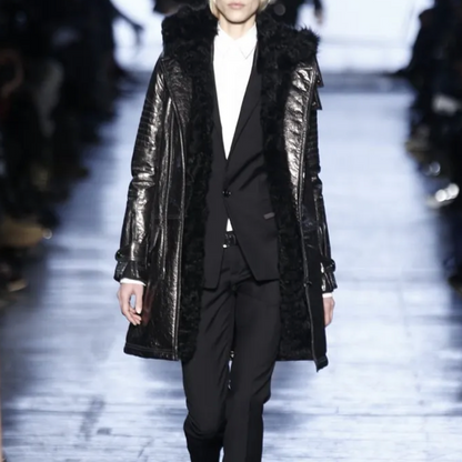 DIESEL BLACK GOLD FW14 LEATHER COAT | O/S, Multicoloured