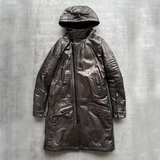 DIESEL BLACK GOLD FW14 LEATHER COAT | O/S, Multicoloured