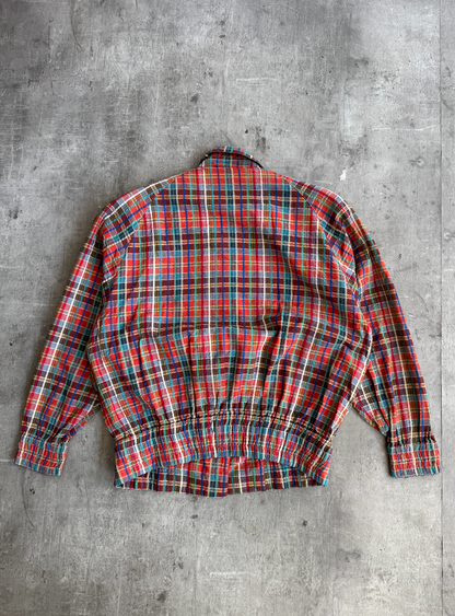 1980s Christian Dior Sports Red Check Blouson | Medium, Multicoloured