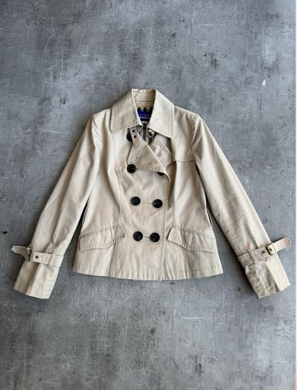 Burberry Beige Nova Lined Half Trenchcoat | Medium, Multicoloured