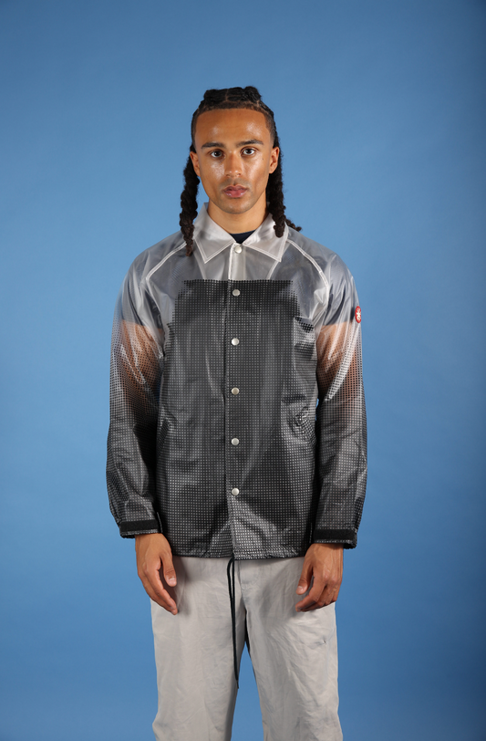 S/S 2014 Cav Empt. Waterproof Transparent PVC Coach Jacket | Large, Transparent