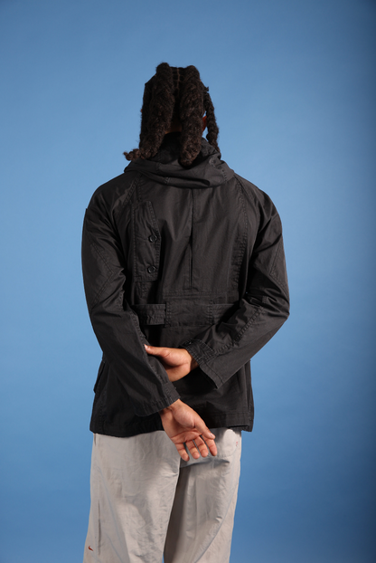 Engineered Garments Washed Belted Parka Jacket | O/S, Red