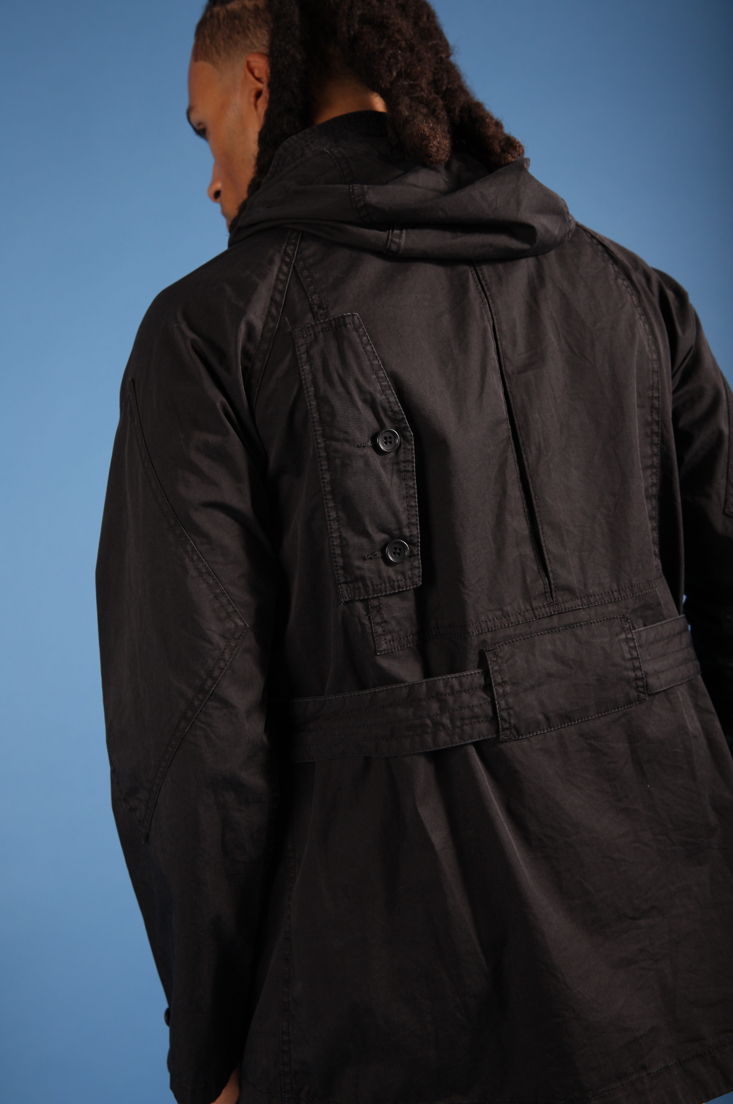 Engineered Garments Washed Belted Parka Jacket | O/S, Red