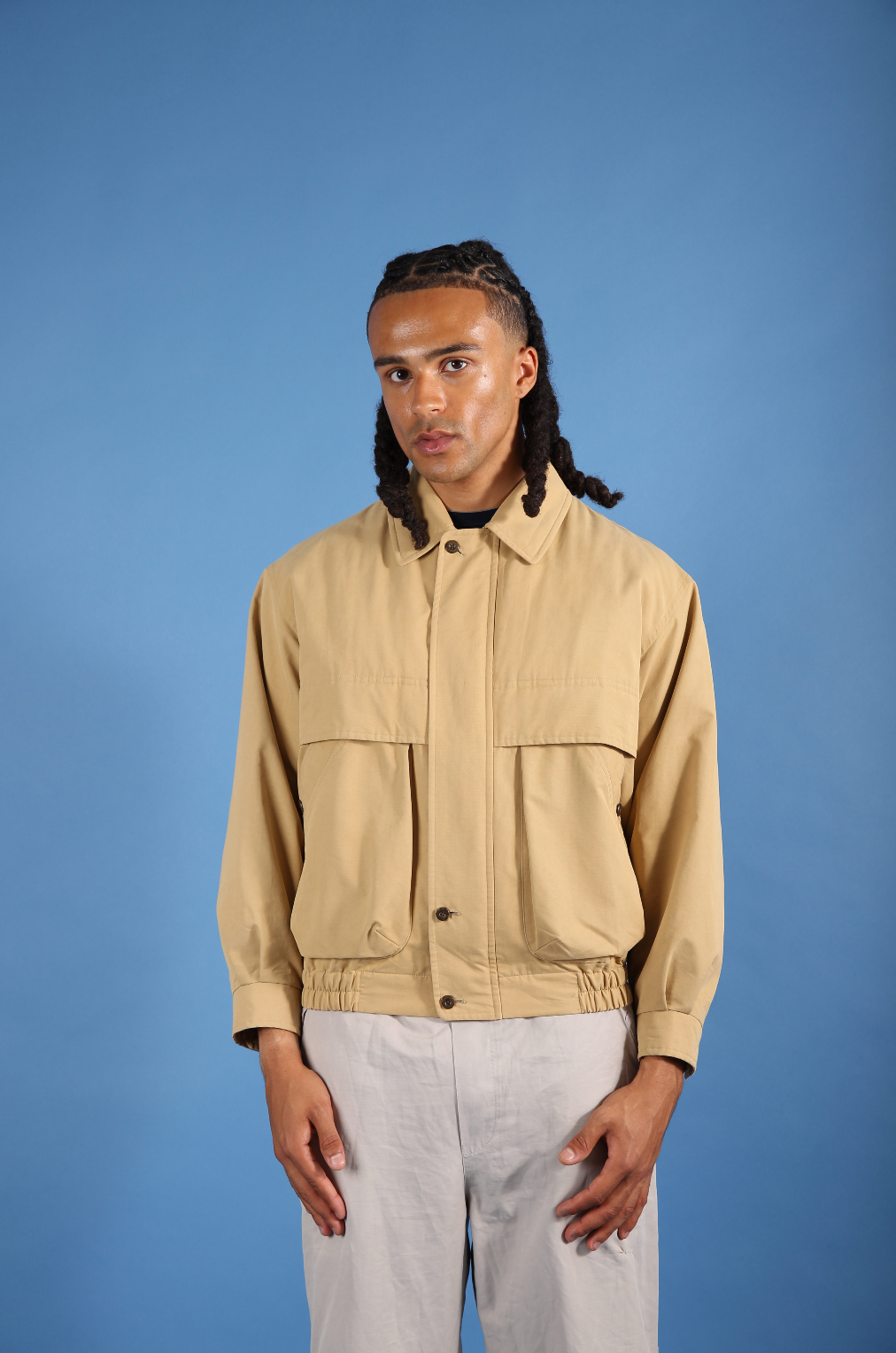 Burberry Cream Monogram Harrington Jacket | O/S, Cream